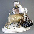 Art Nouveau Meissen porcelain